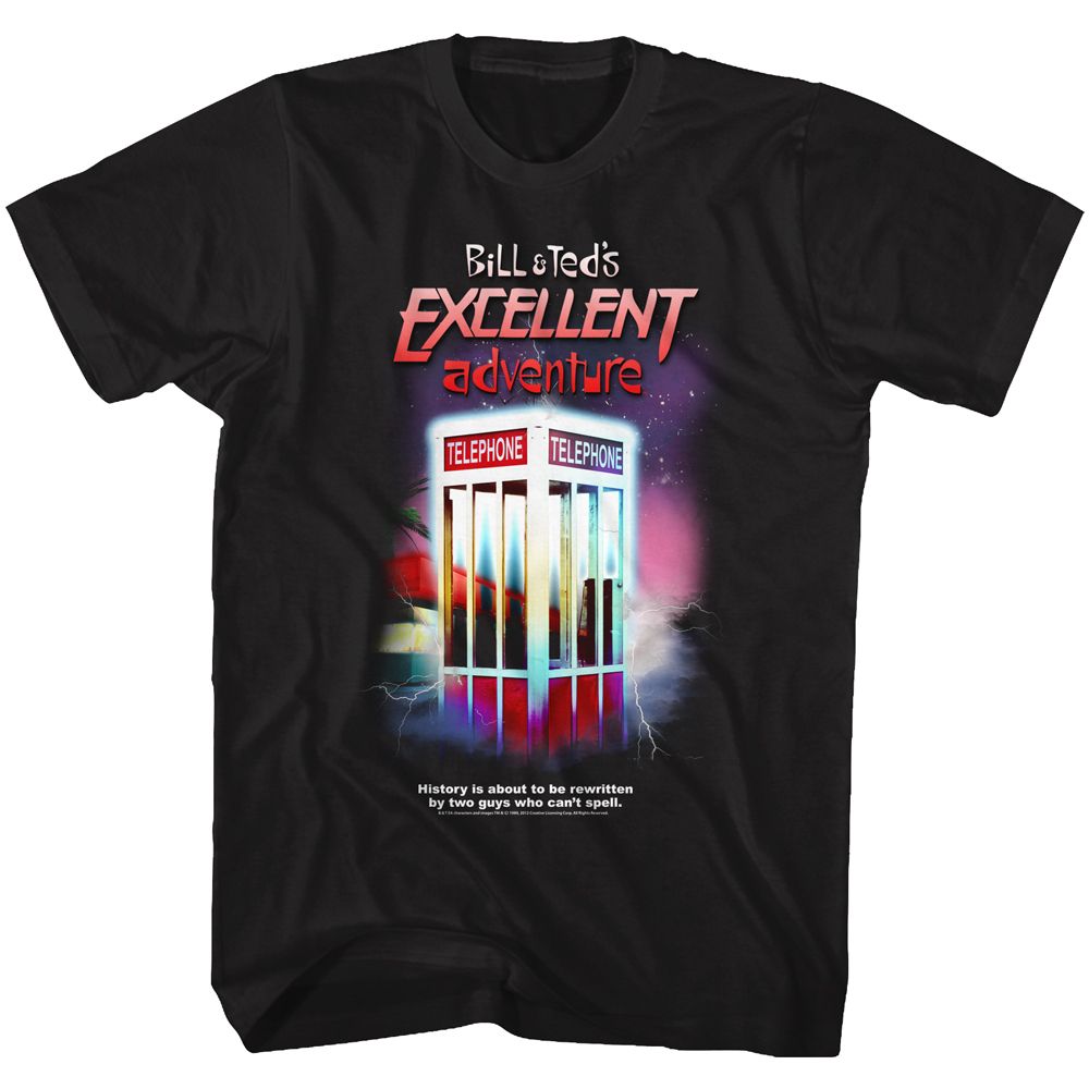 Wholesale Bill and Ted GCS Black Adult T-Shirt