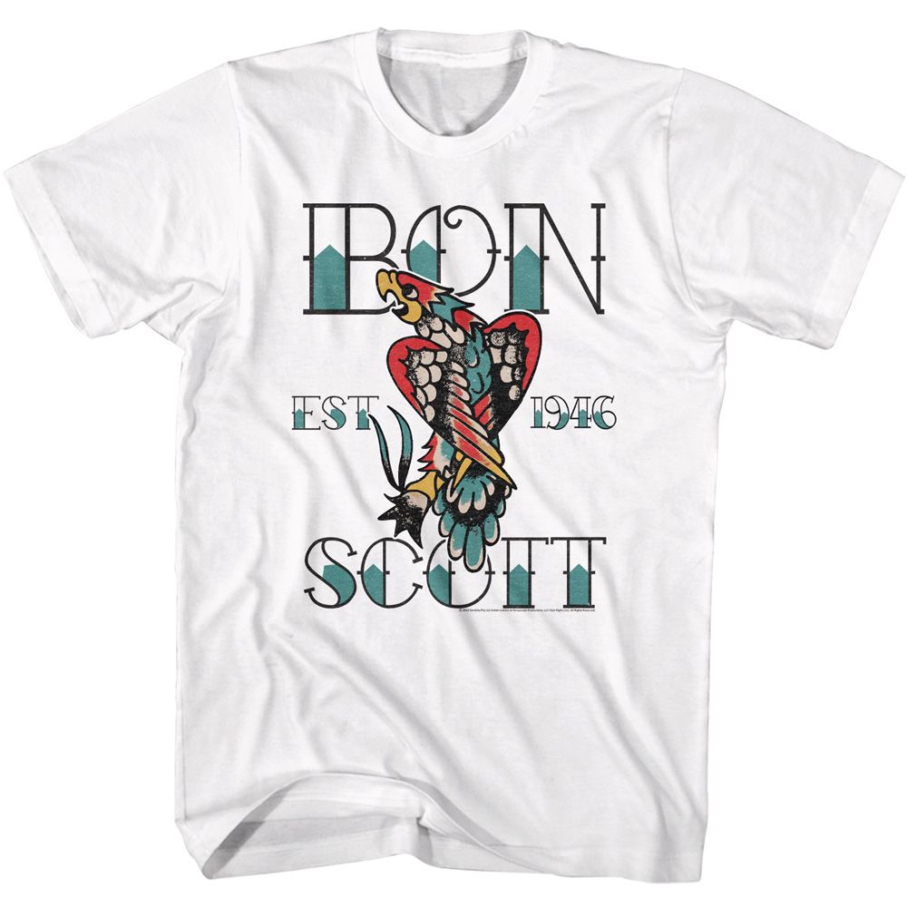 Wholesale Bon Scott Tattoo T-Shirt