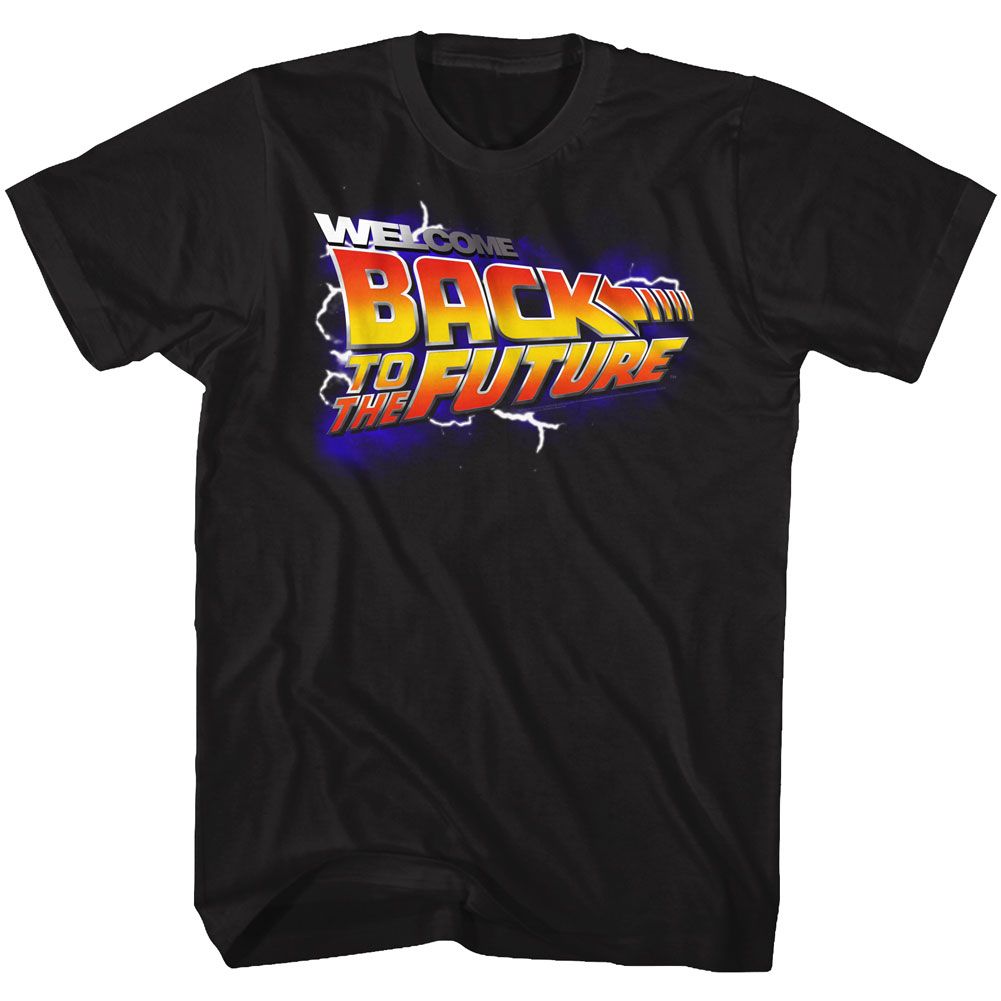 Wholesale Back to the Future Movie WBS Black Adult T-Shirt
