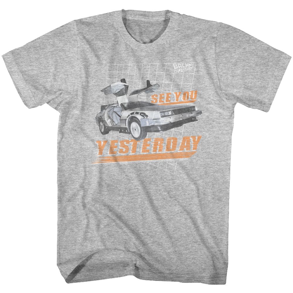 Wholesale Back to the Future Movie See You Heather Gray Adult T-Shirt