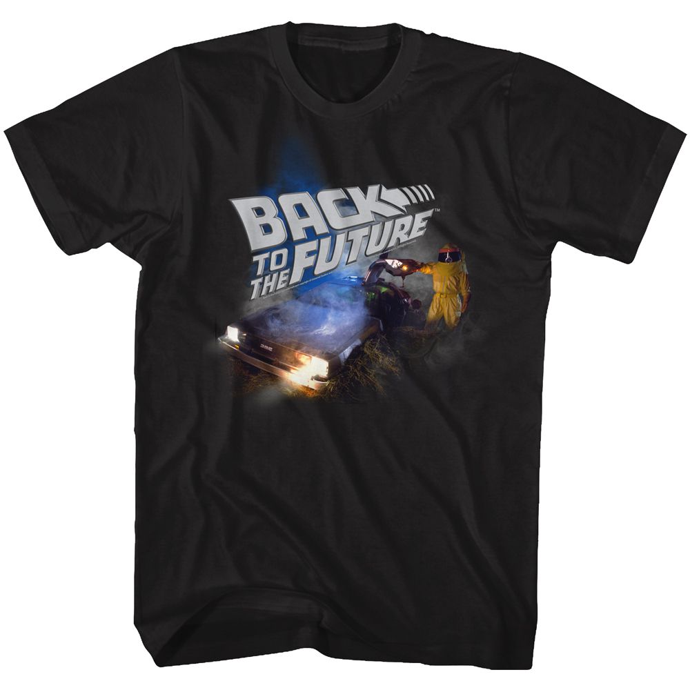 Wholesale Back to the Future Movie Smoky Black Adult T-Shirt