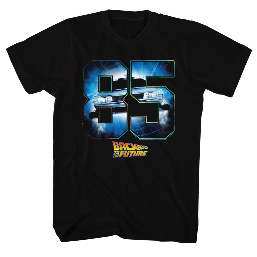 Wholesale Back to the Future Movie Eighty Five Black Adult T-Shirt