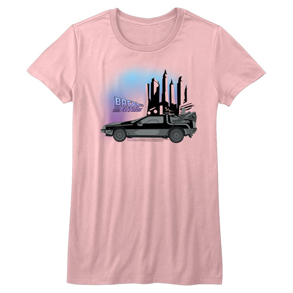 Wholesale Back to the Future Movie Nyooooom White Adult T-Shirt