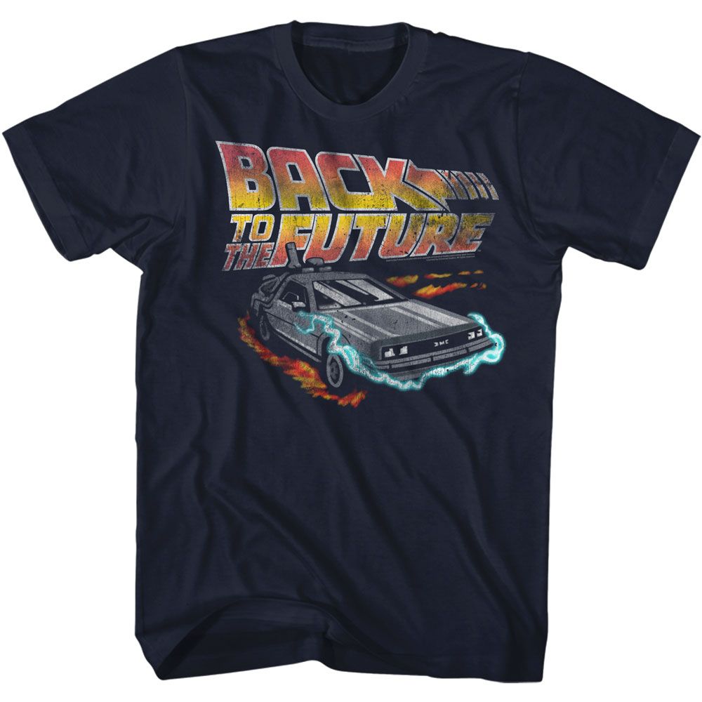 Wholesale Back to the Future Movie Future Navy Adult T-Shirt