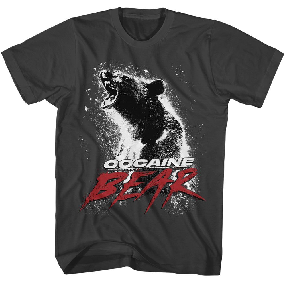 Wholesale Cocaine Bear Movie Poster Light Solid Smoke Adult T-Shirt