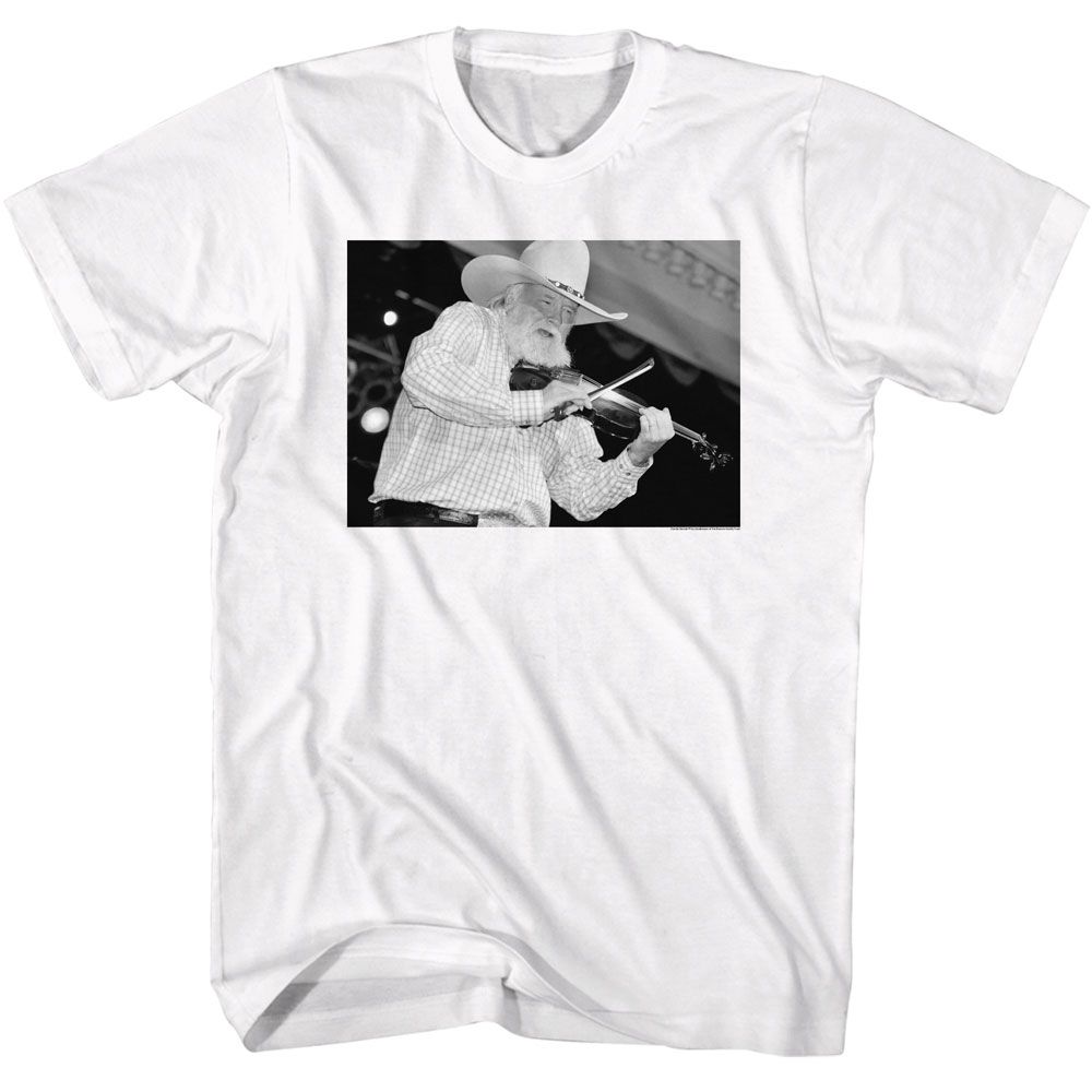 Wholesale Charlie Daniels Band Black and White T-Shirt