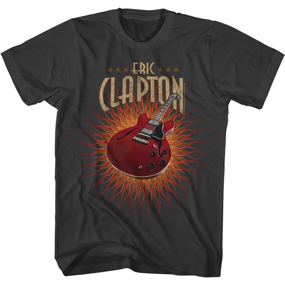Wholesale Eric Clapton Guitar Flames T-Shirt