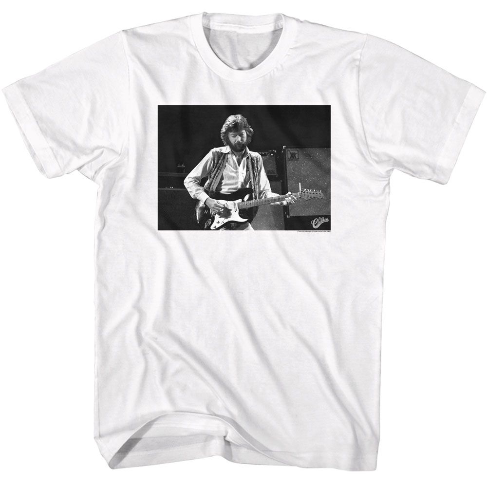 Wholesale Eric Clapton Black and White Guitar T-Shirt