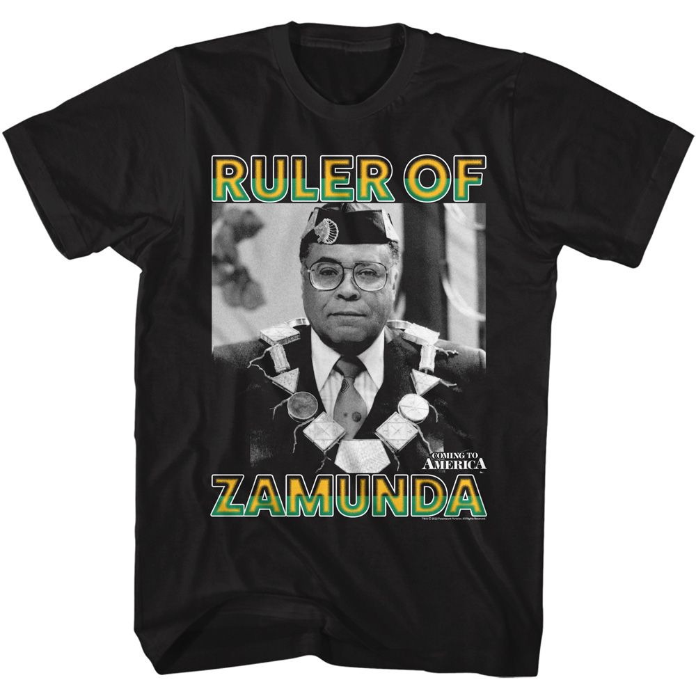 Wholesale Coming to America Ruler of Zamunda Black Adult T-Shirt