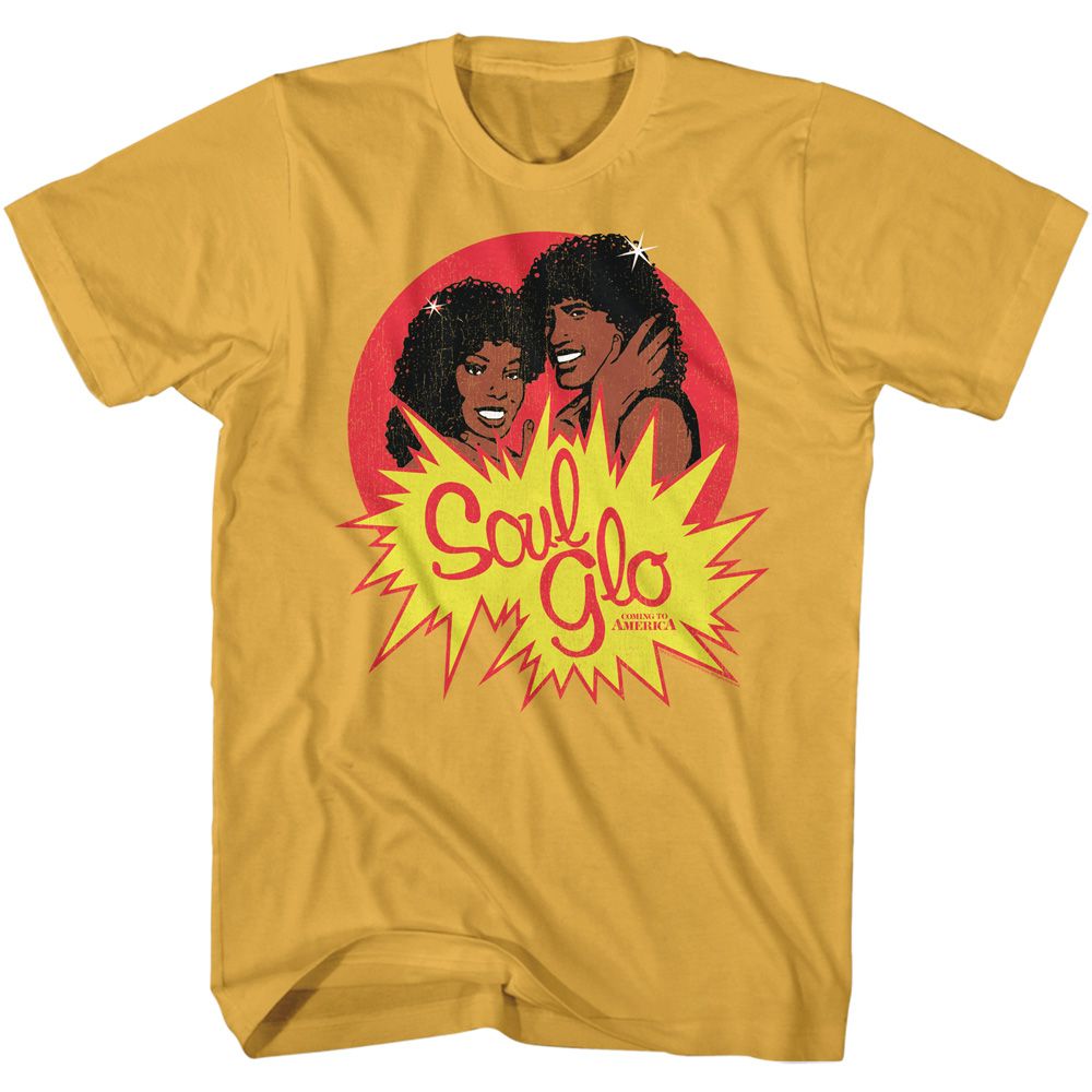 Wholesale Coming to America Full Color Soul Glo Solid Ginger Adult T-Shirt