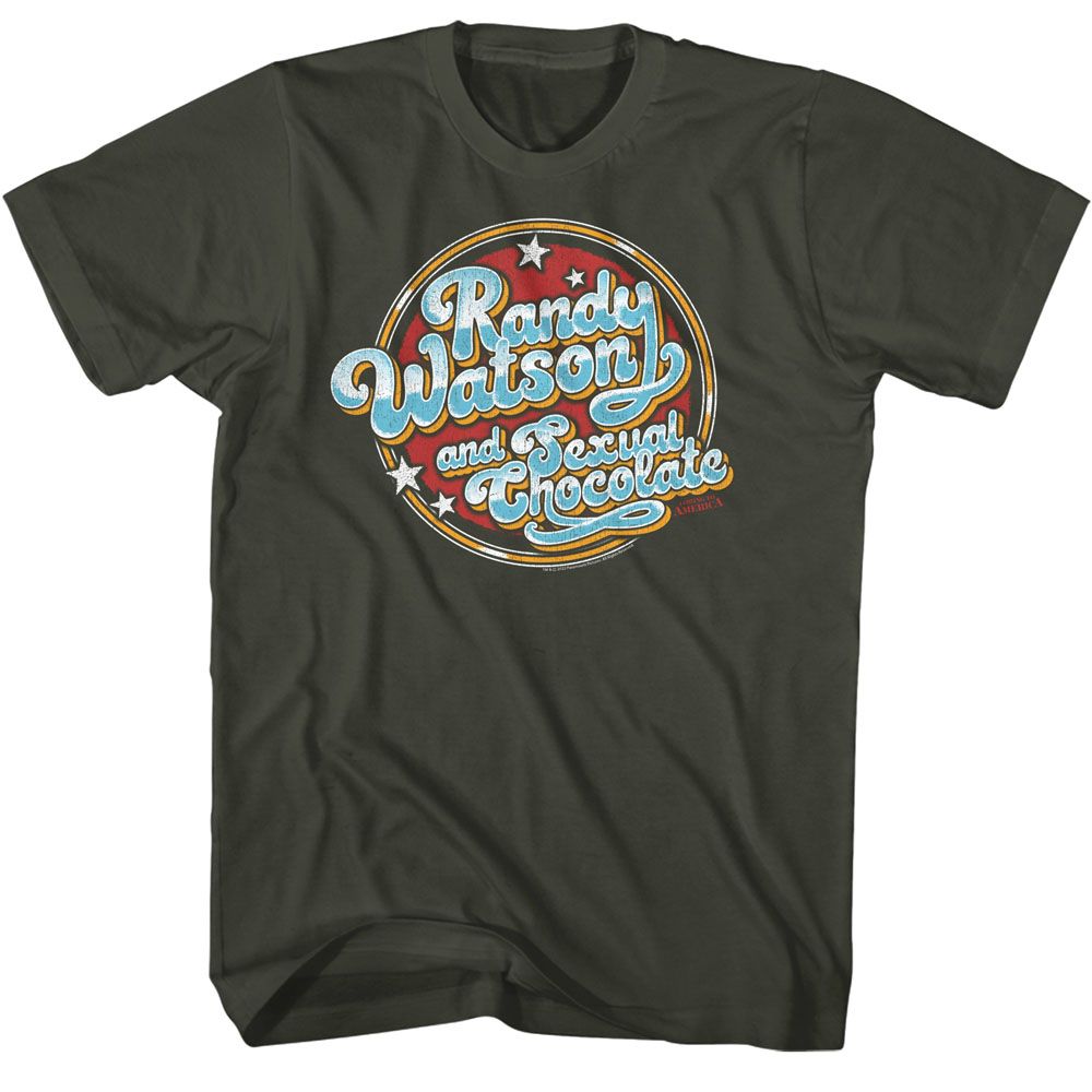 Wholesale Coming to America CTA Randy and Chocolate Solid Smoke Adult T-Shirt