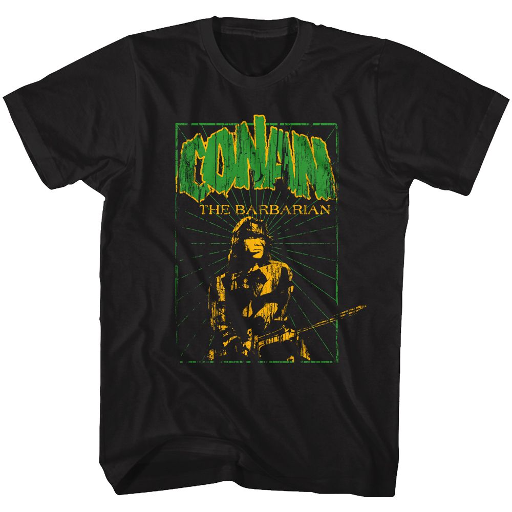 Wholesale Conan in the Green Black Adult T-Shirt