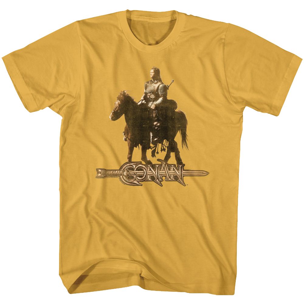 Wholesale Conan Horsey Solid Ginger Adult T-Shirt