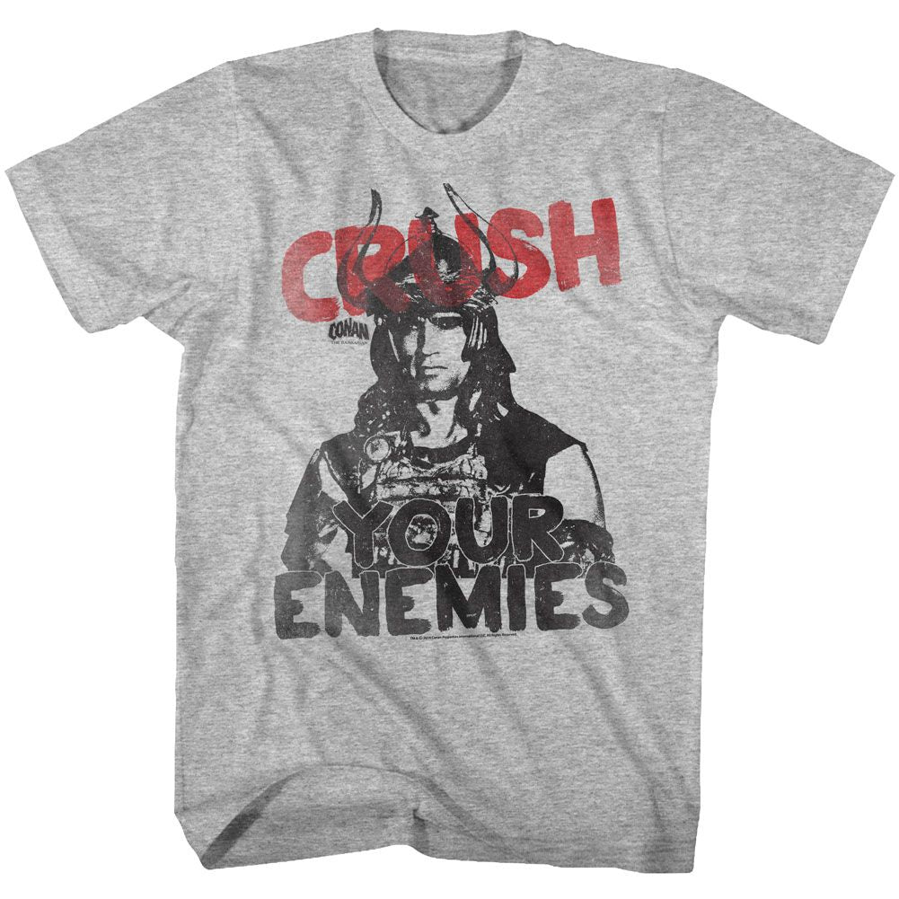 Wholesale Conan Cruuuush Heather Gray Adult T-Shirt
