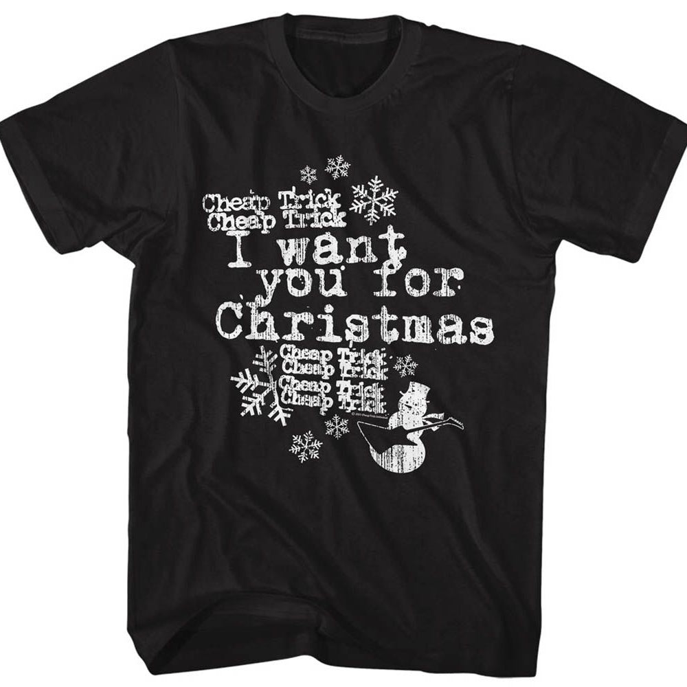 Wholesale Cheap Trick Want You for Christmas T-Shirt