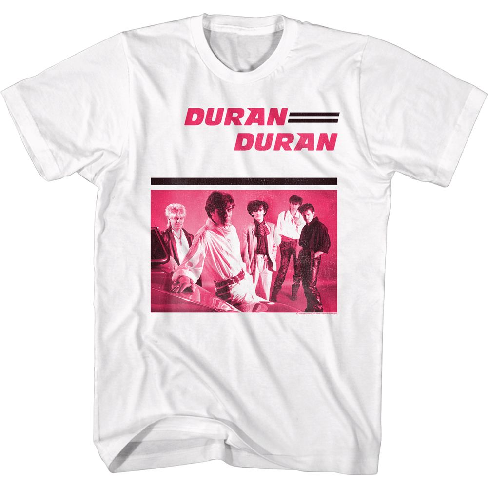 Wholesale Duran Duran Black Pink Print T-Shirt