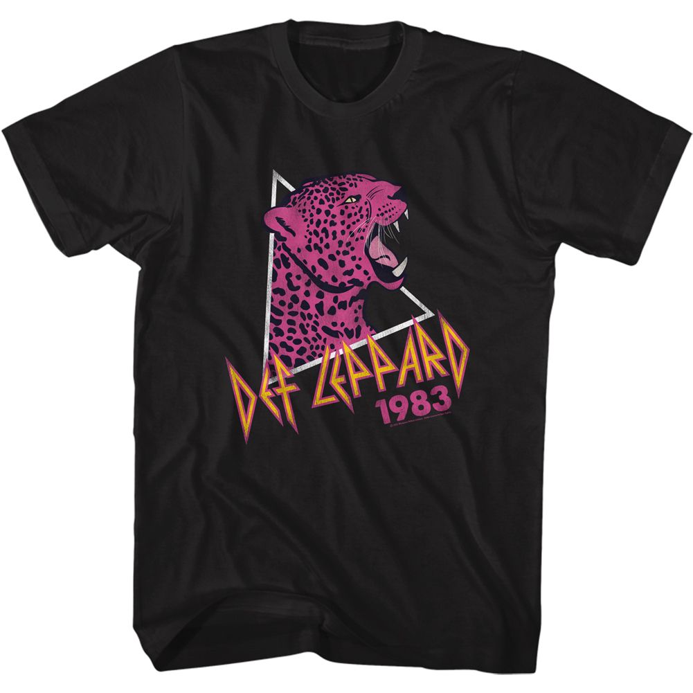 Wholesale Def Leppard Pink Leopard T-Shirt