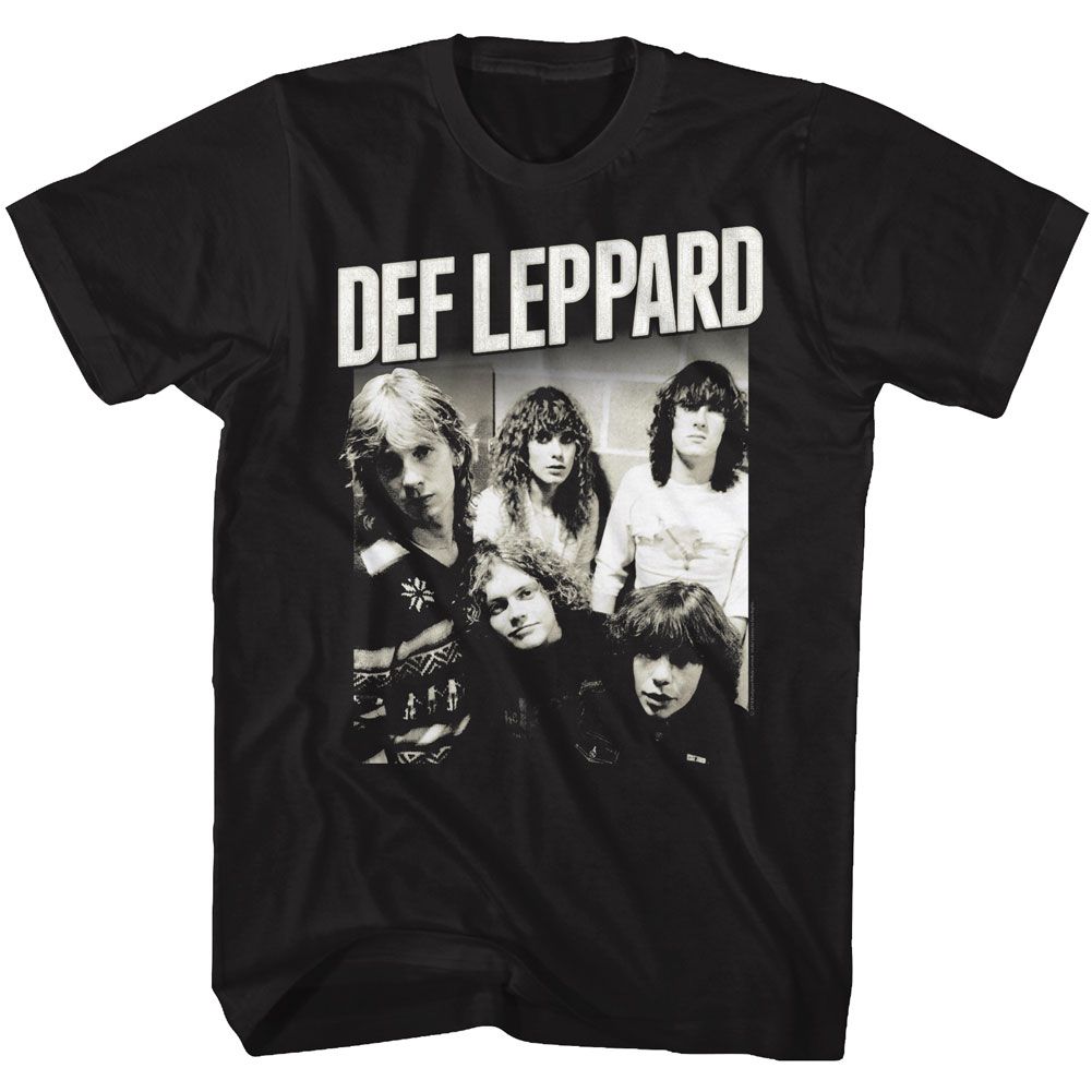 Wholesale Def Leppard Portrait Logo T-Shirt