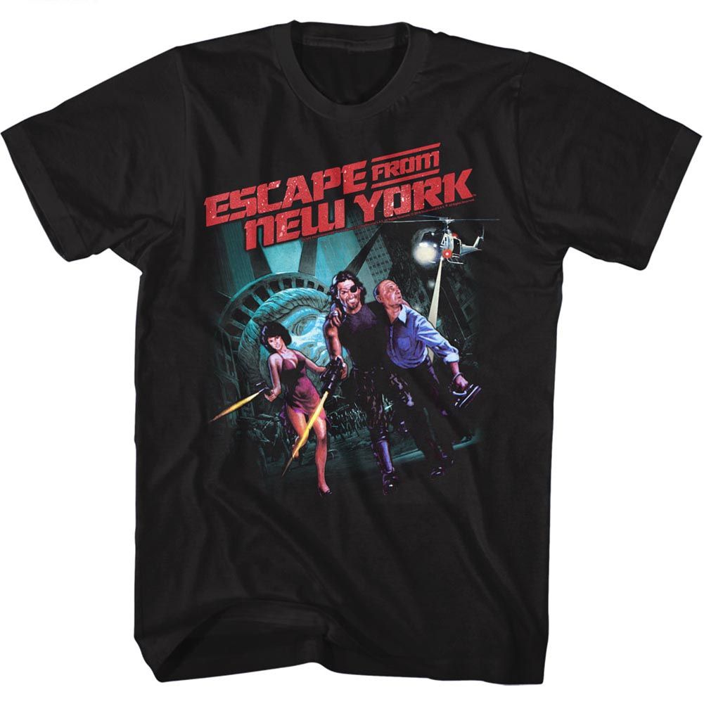 Wholesale Escape from New York Running Escape Black Adult T-Shirt