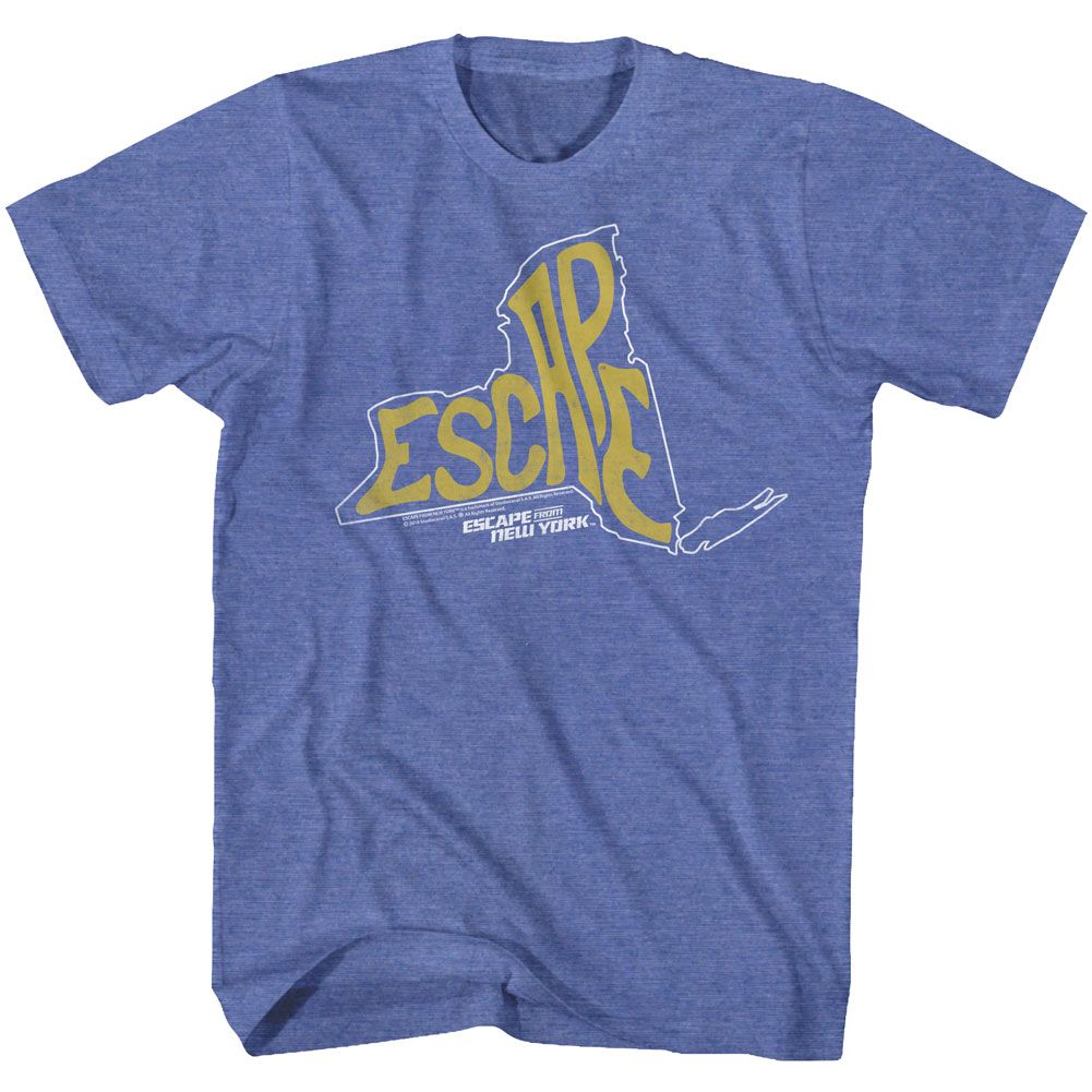 Wholesale Escape from New York Escape Heather Royal Adult T-Shirt