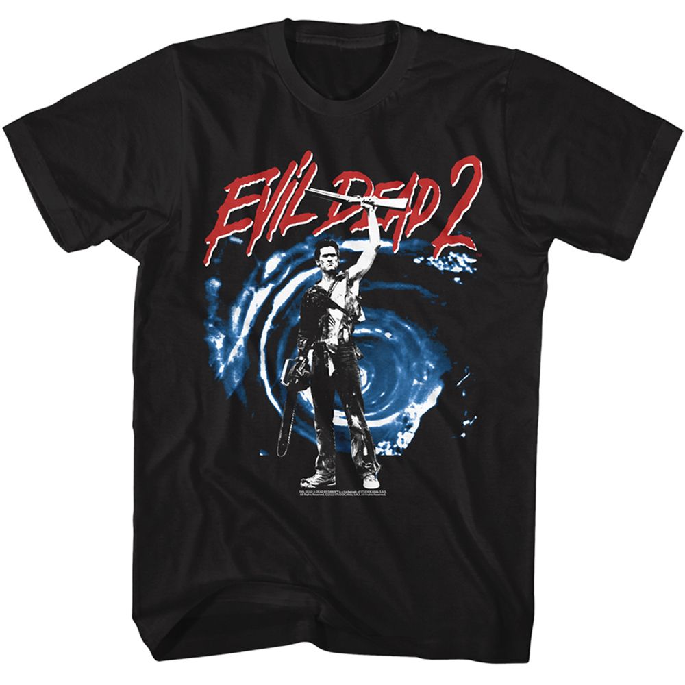 Wholesale Evil Dead Ash and Portal Black Adult T-Shirt