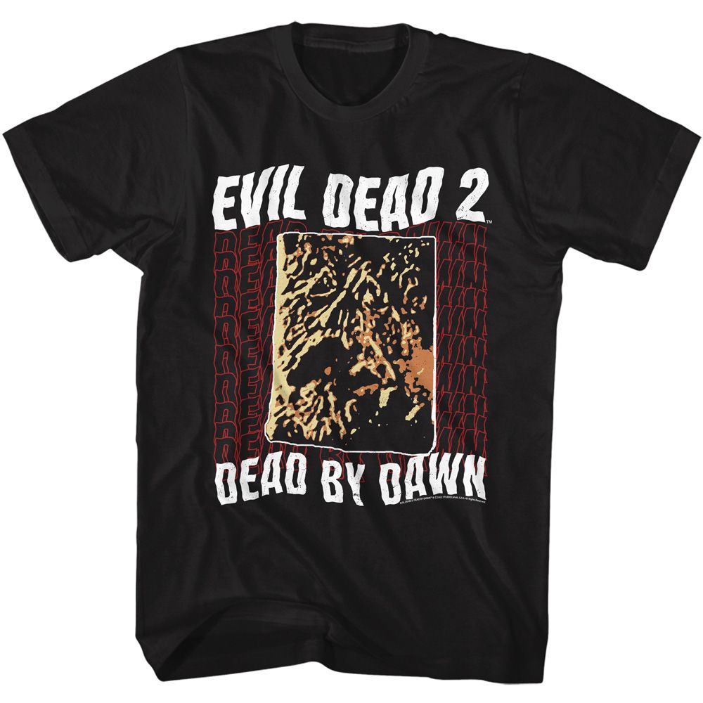 Wholesale Evil Dead Dead by Dawn Repeating Black Adult T-Shirt