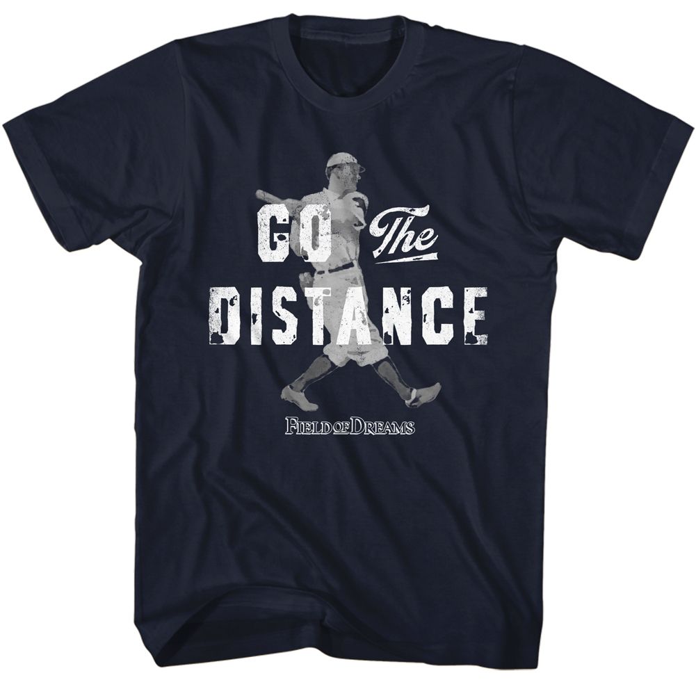 Wholesale Field of Dreams Quote and Player Navy Adult T-Shirt
