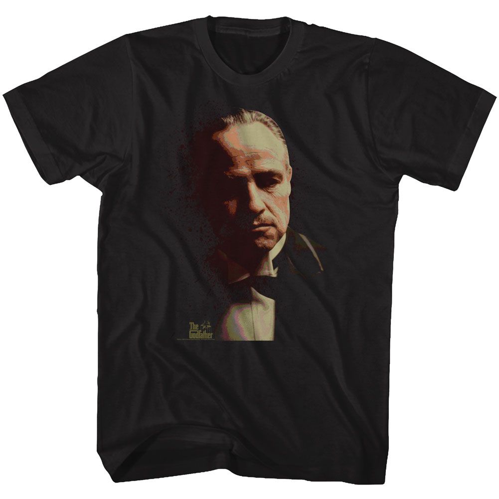 Wholesale Godfather Splatter Black Adult T-Shirt