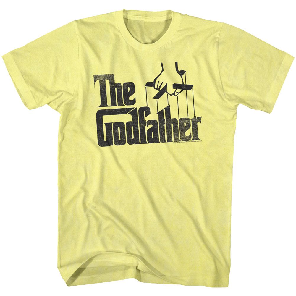 Wholesale Godfather Logo Heather Yellow Adult T-Shirt