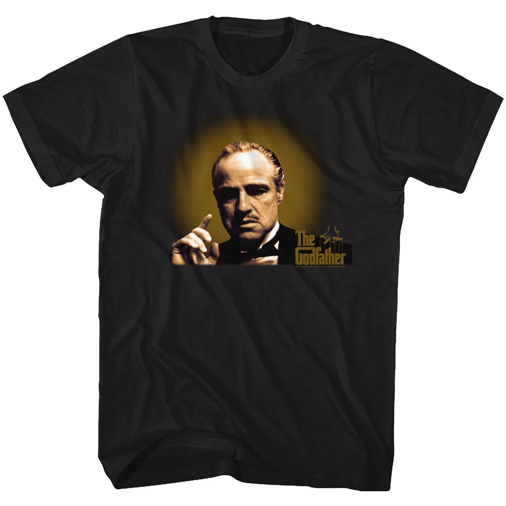Wholesale Godfather Glowing and Showing Black Adult T-Shirt