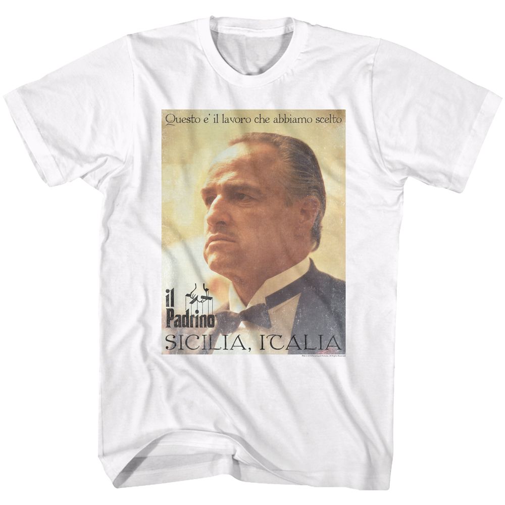 Wholesale Godfather Poster White Adult T-Shirt
