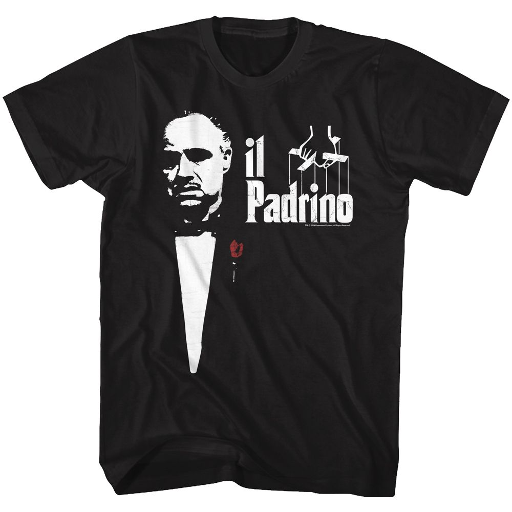 Wholesale Godfather Halian Black Adult T-Shirt