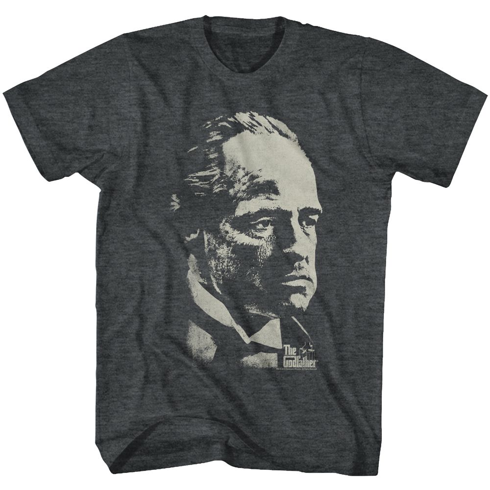 Wholesale Godfather Wagon Heather Black Adult T-Shirt