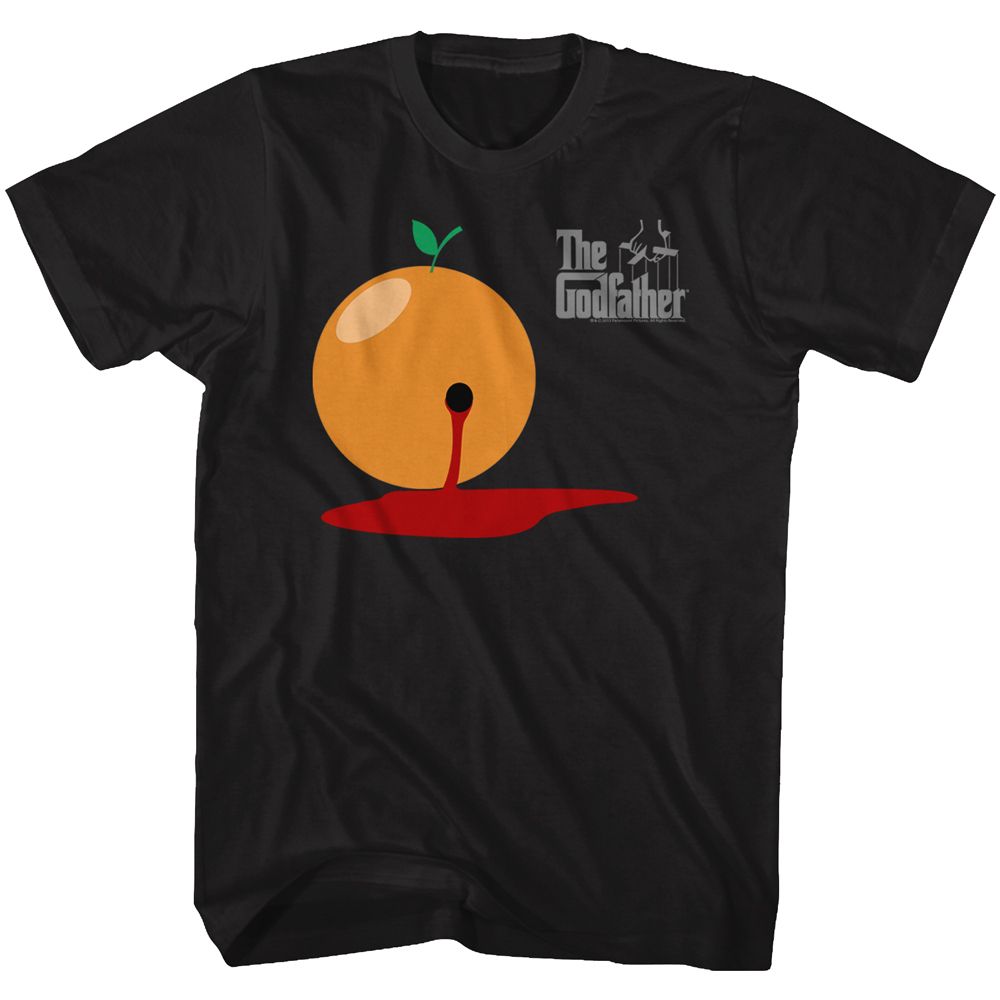 Wholesale Godfather Blood Orange Black Adult T-Shirt