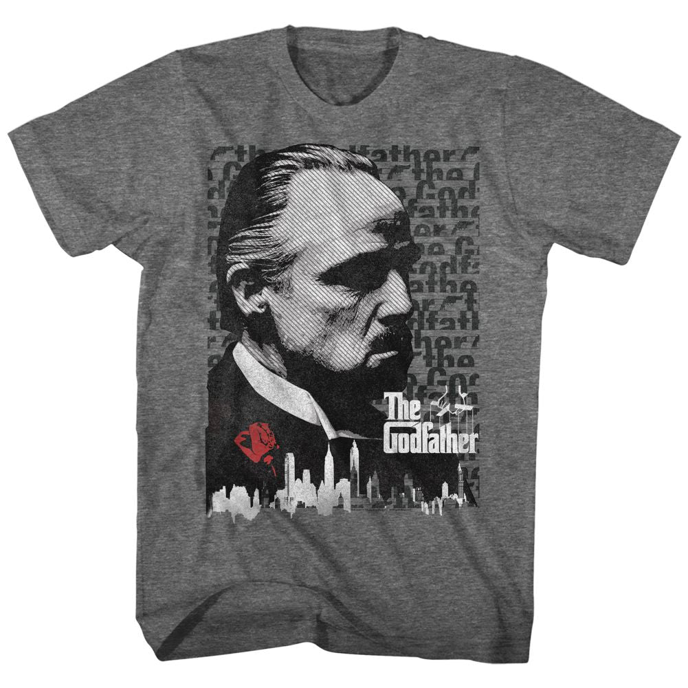 Wholesale Godfather Movie Heather Graphite Adult T-Shirt