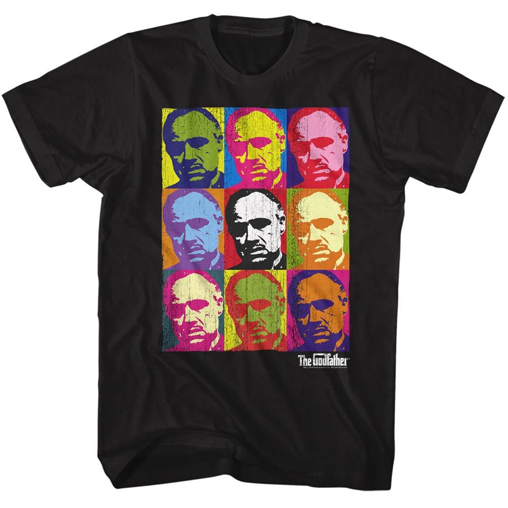 Wholesale Godfather Vitowarhol Black Adult T-Shirt