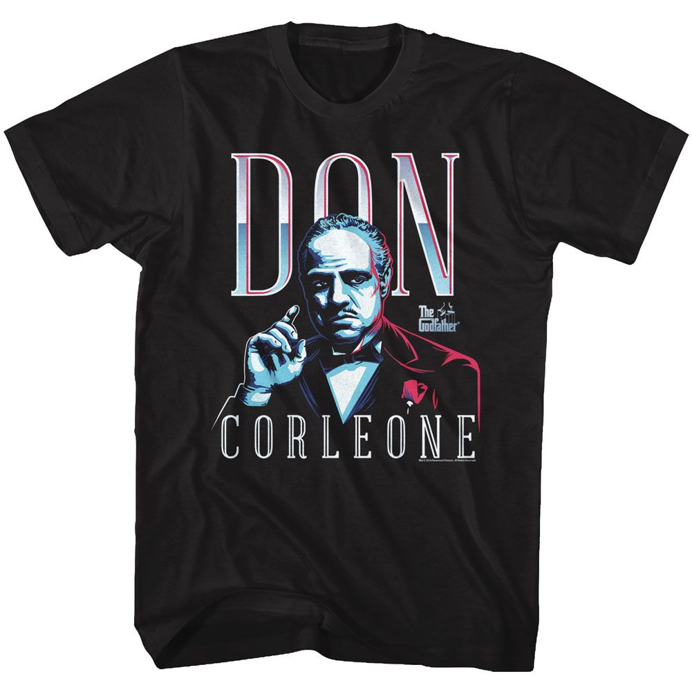Wholesale Godfather Don Corleone Black Adult T-Shirt