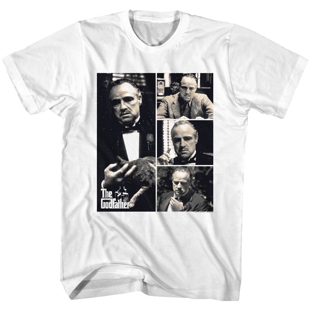 Wholesale Godfather Multi Hit White Adult T-Shirt
