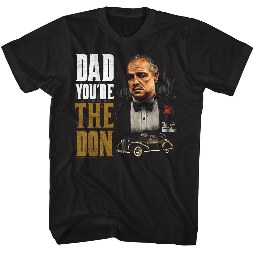 Wholesale Godfather Movie Dad You're the Don Black Adult T-Shirt