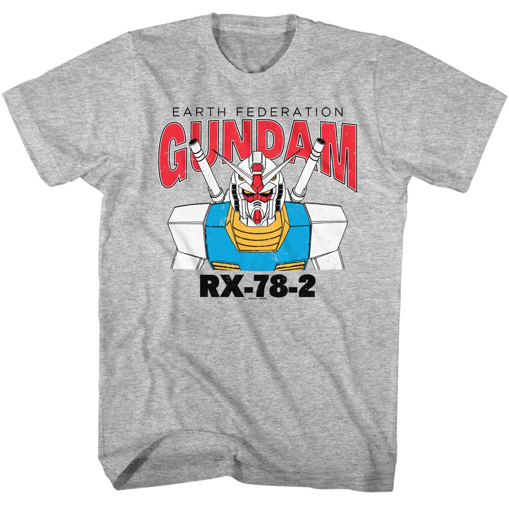 Wholesale Gundam RX 78 2 Gray Heather T-Shirt