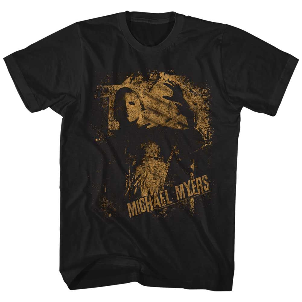 Wholesale Halloween Vintage Myers Black Adult T-Shirt