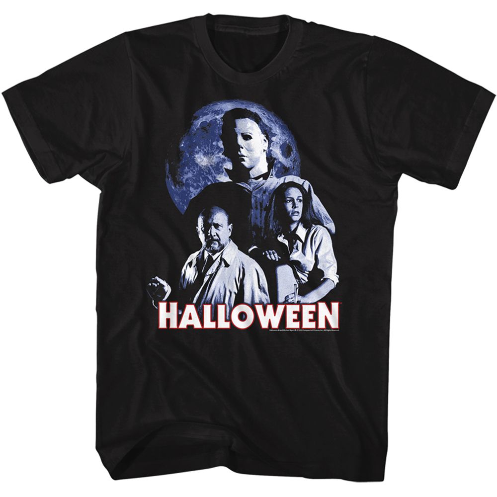 Wholesale Halloween Movie Ensemble No Knife Black Adult T-Shirt