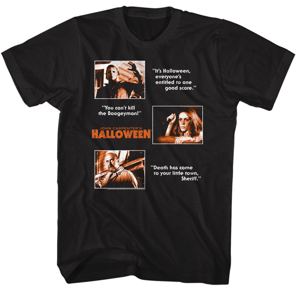 Wholesale Halloween Movie Multi 2 Black Adult T-Shirt