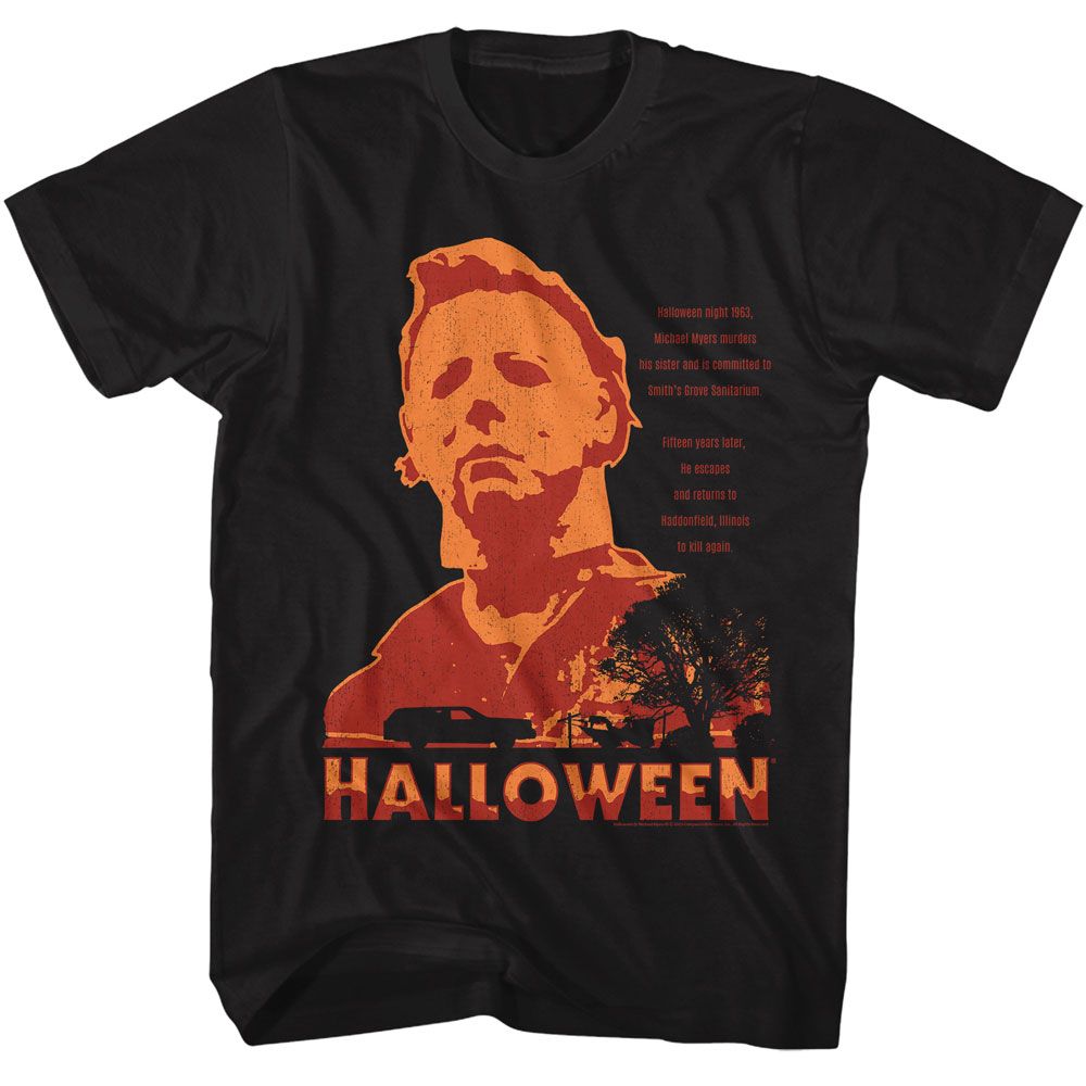 Wholesale Halloween Movie Neighborhood Watch Black Adult T-Shirt