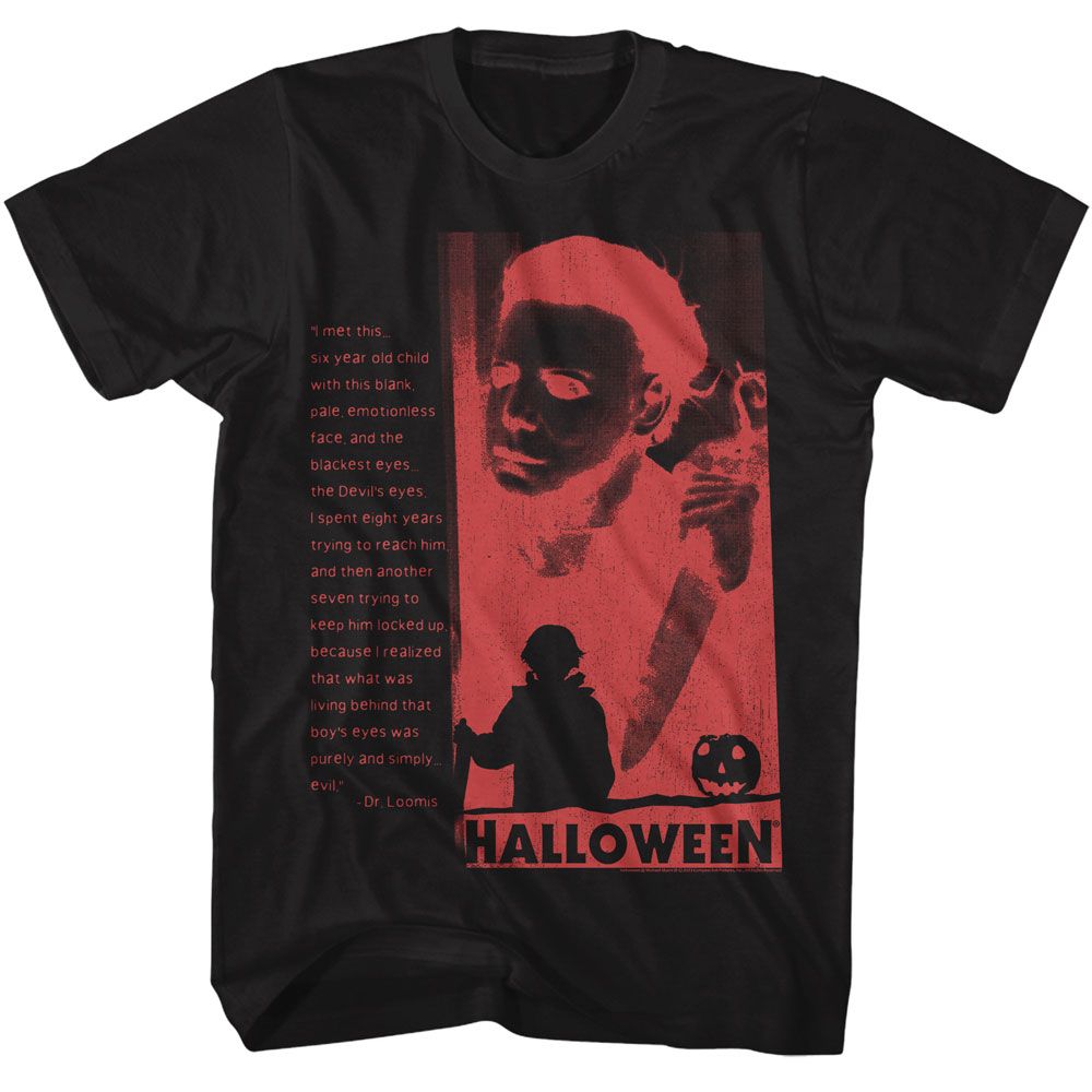 Wholesale Halloween Movie Blackest Eyes Black Adult T-Shirt