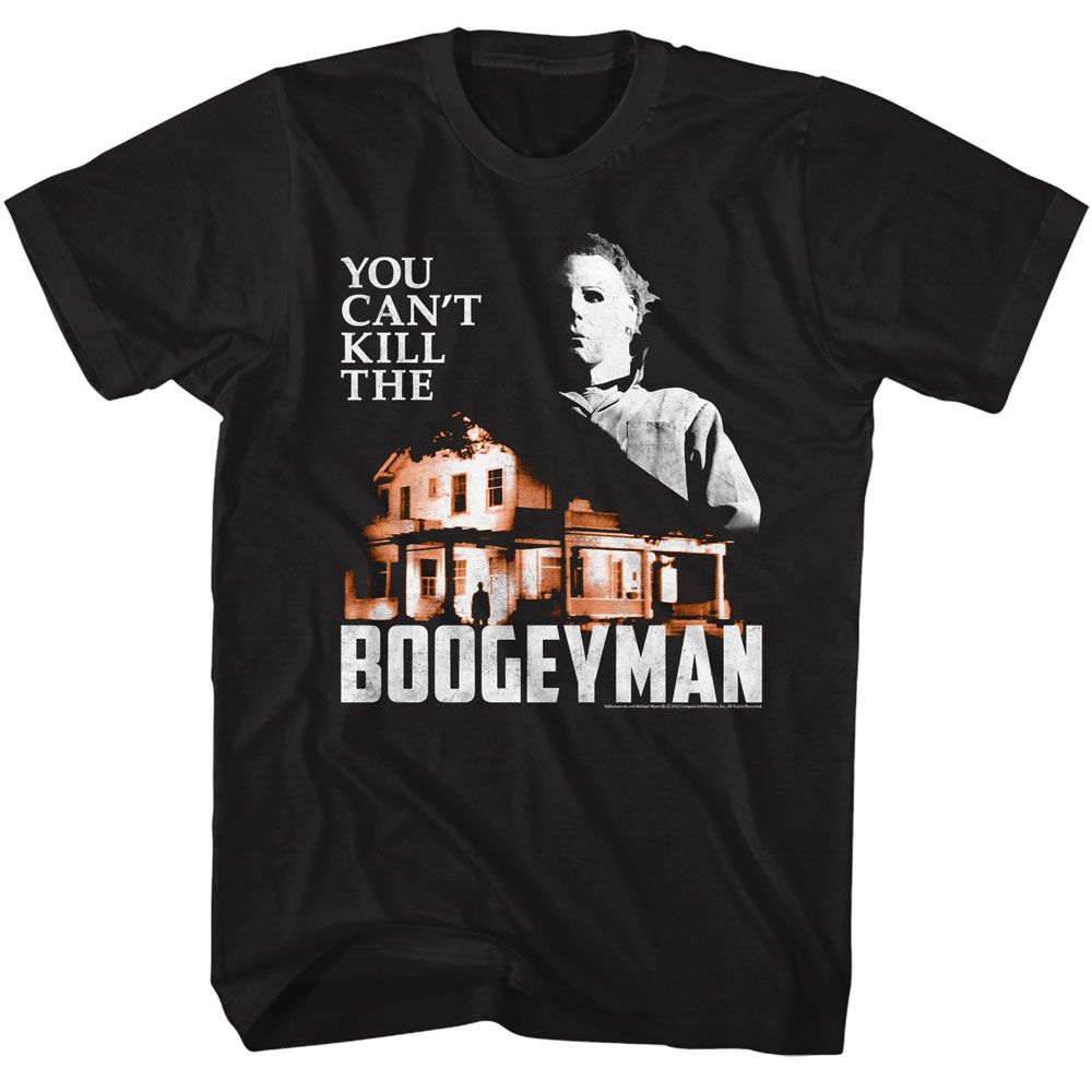 Wholesale Halloween Movie Boogeyman House Black Adult T-Shirt