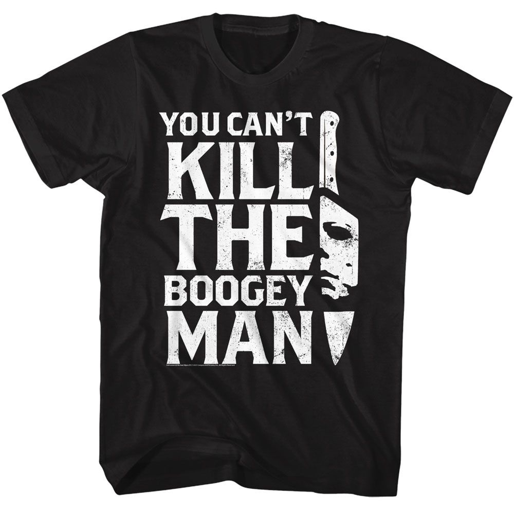 Wholesale Halloween Movie Boogeyman Knife Black Adult T-Shirt