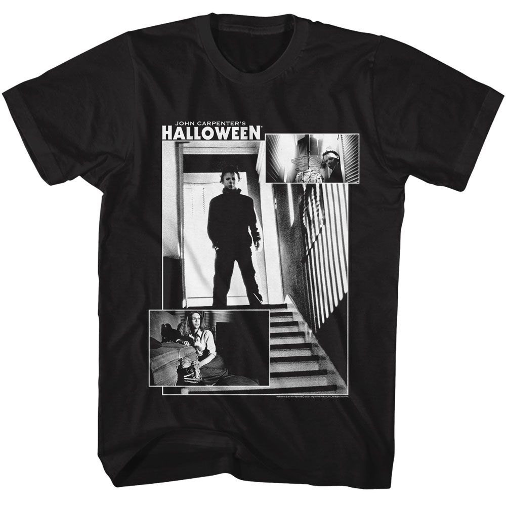 Wholesale Halloween Movie 3 Shot Black Adult T-Shirt