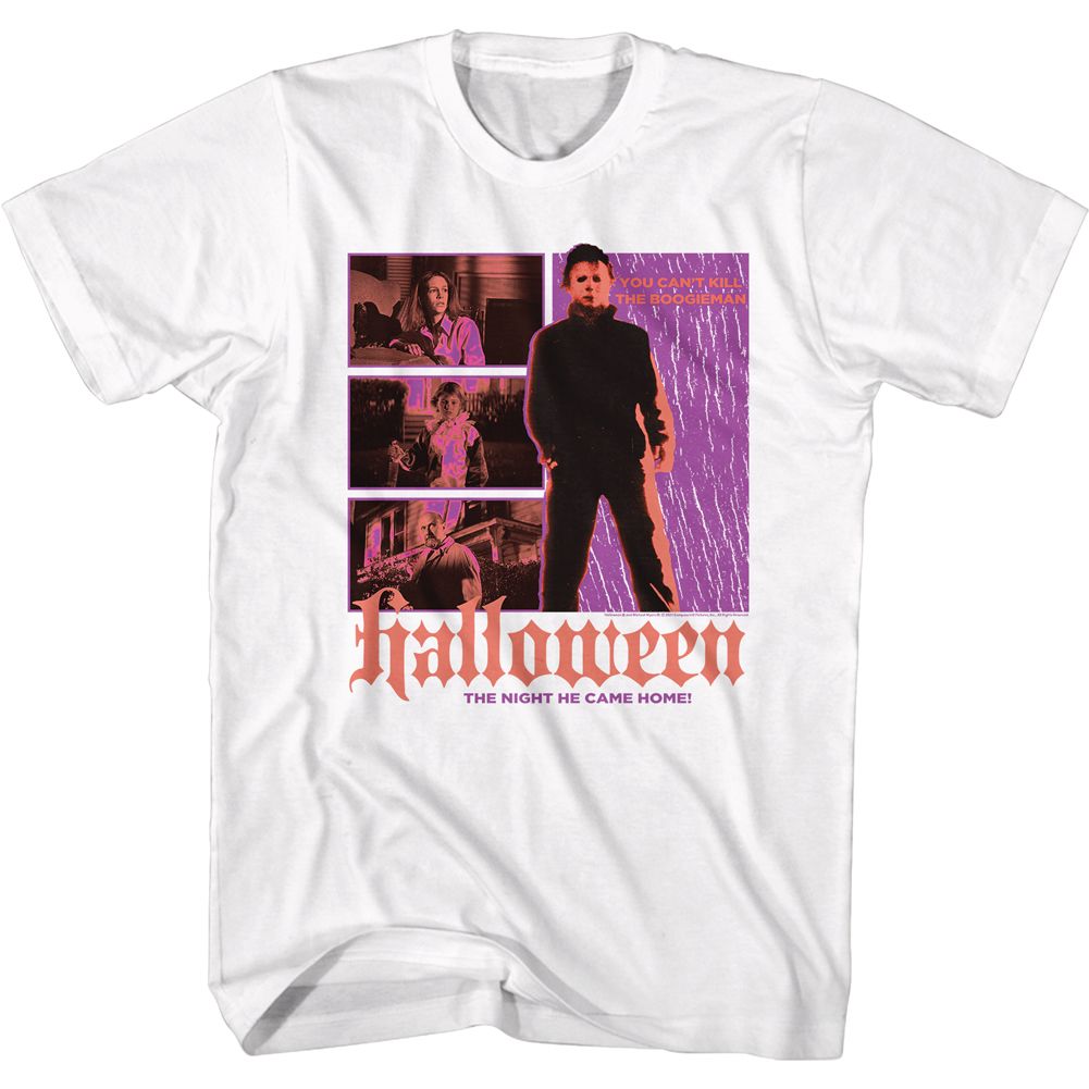 Wholesale Halloween Classic Myers White Adult T-Shirt