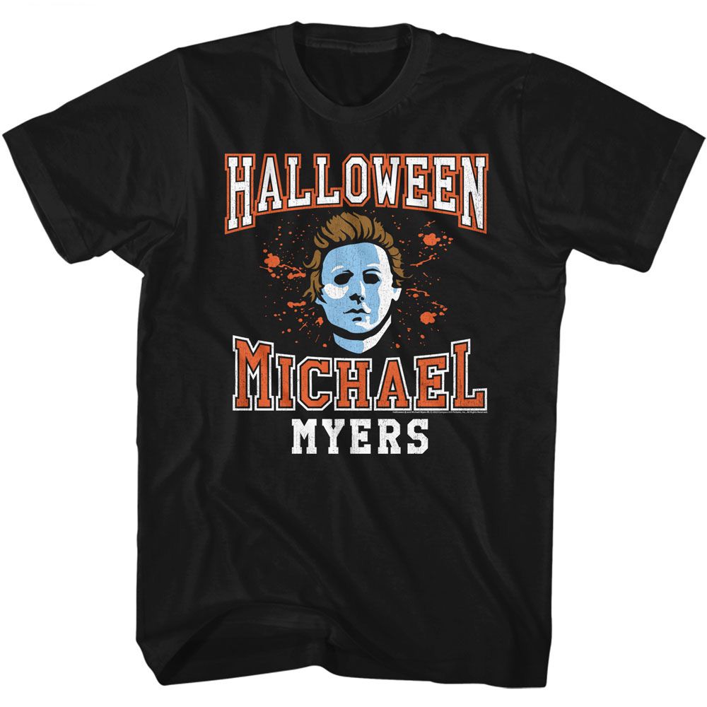 Wholesale Halloween Movie Varsity 2 Black Adult T-Shirt